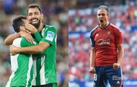 Betis y Osasuna siguen en lo más alto de Primera