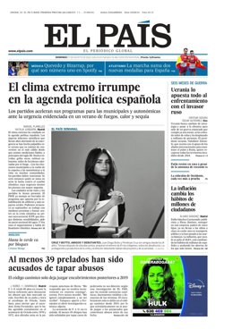 Portada de El País.