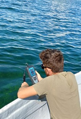 Medición de oxígeno en el Mar Menor