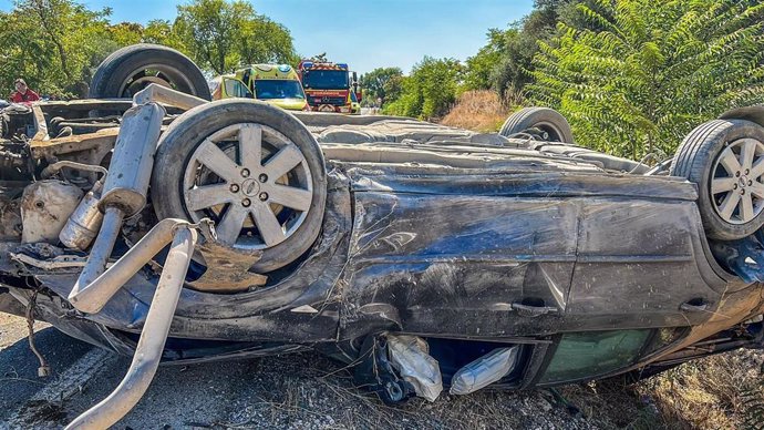 Accidente de coche en Morata de Tajuña