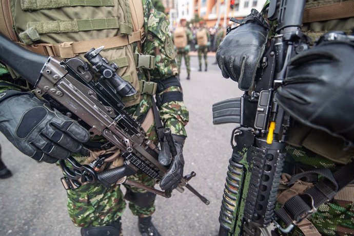 Militares colombianos.