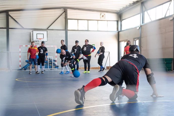 La selección española de Goalball ultima su preparación para el europeo en Azuqueca de Henares