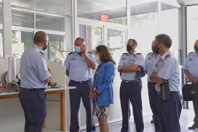 La ministra de Defensa, Margarita Robles, en Albacete