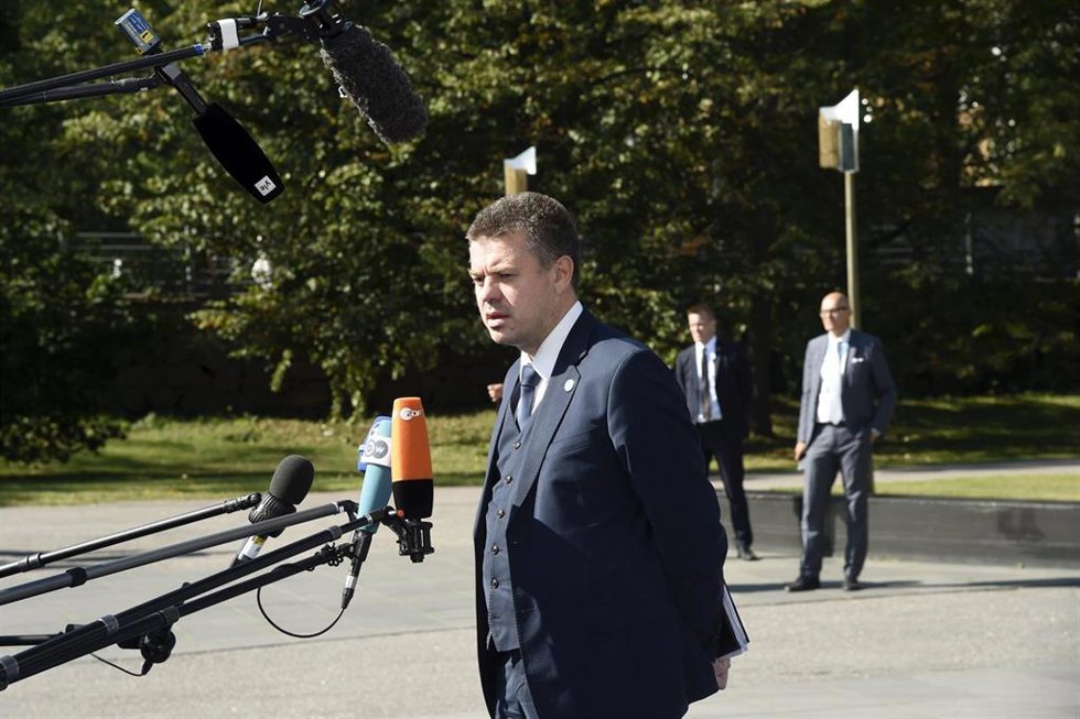 Archivo - El ministro de Exteriores estonio, Urmas Reinsalu