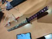 La Policía Nacional detiene a un joven por causar daños en vehículos con una katana