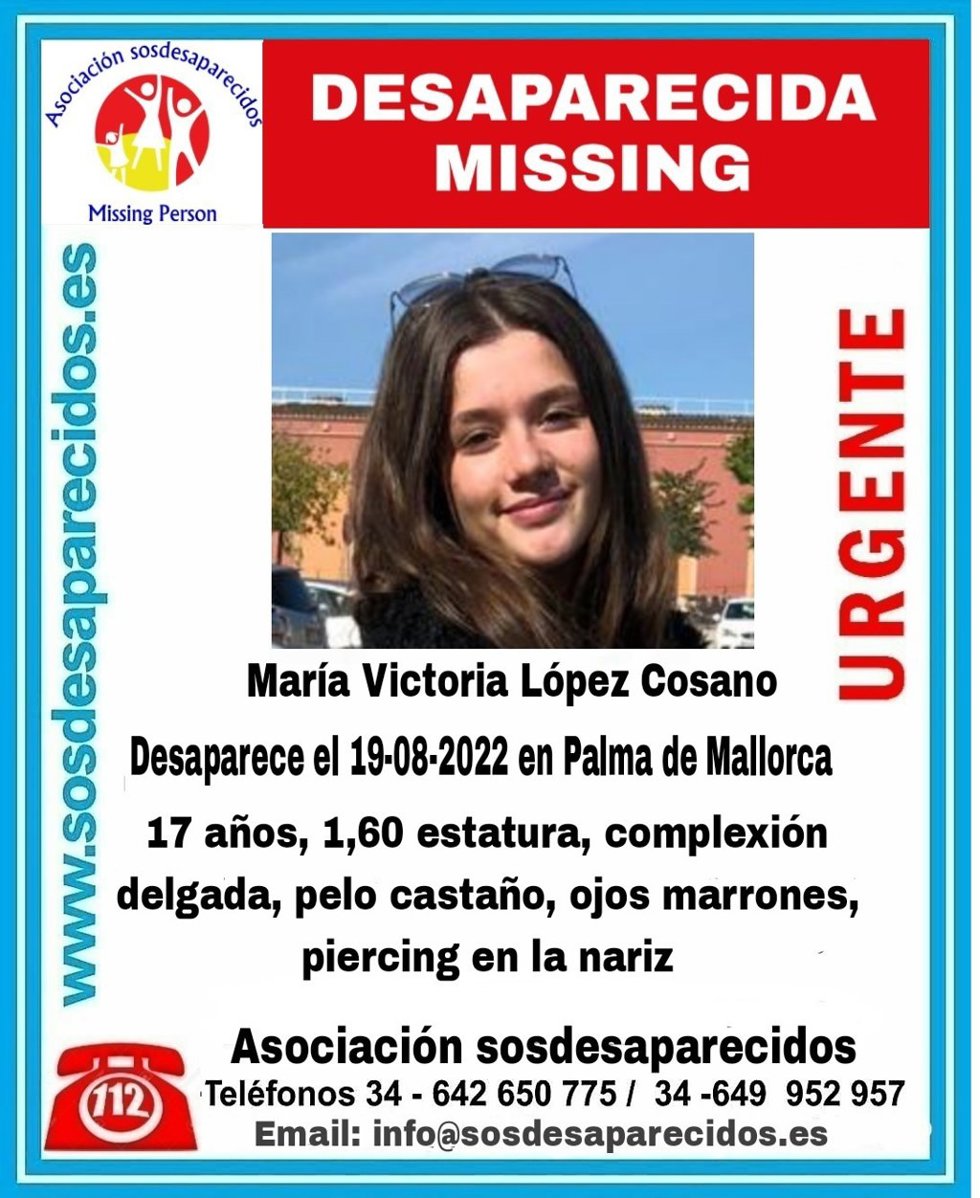 Cartel de la desaparecida.