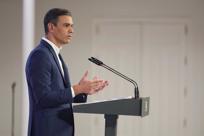 El presidente del Gobierno, Pedro Sánchez