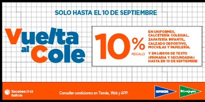 Las familias numerosas podrán disfrutar de un 10% de descuento adicional en marcas de moda infantil y uniformidad.