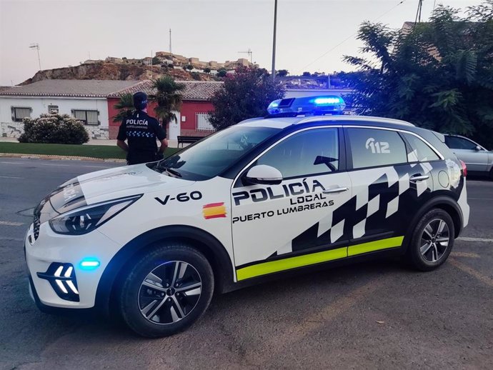 Un coche de la Policía Local de Puerto Lumbreras (Murcia)