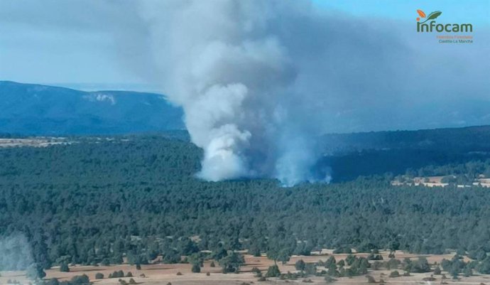 Incendio en Carrascosa