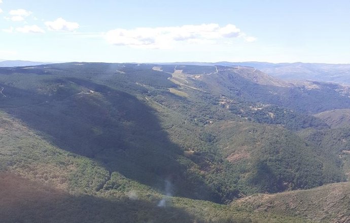 Incnedio en Pías (Zamora)