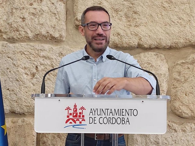 José Antonio Romero (PSOE) en el Ayuntamiento de Córdoba.