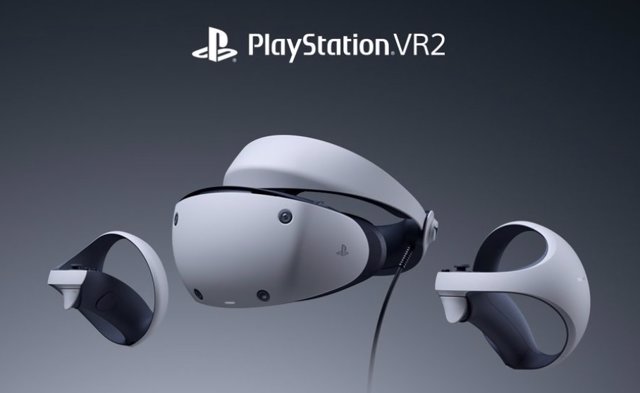 Imagen promocional del nuevo visor de realidad virtual de Sony, PlayStation VR 2.
