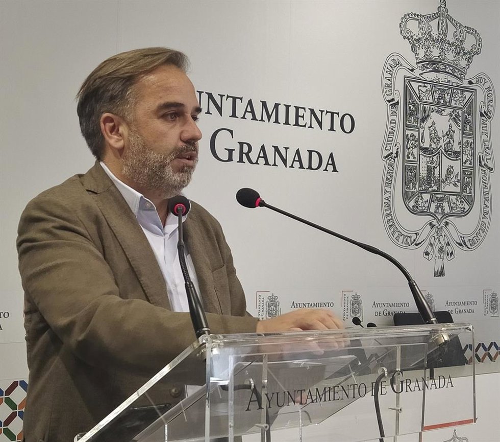 Archivo - Jacobo Calvo, en rueda de prensa, en imagen de archivo