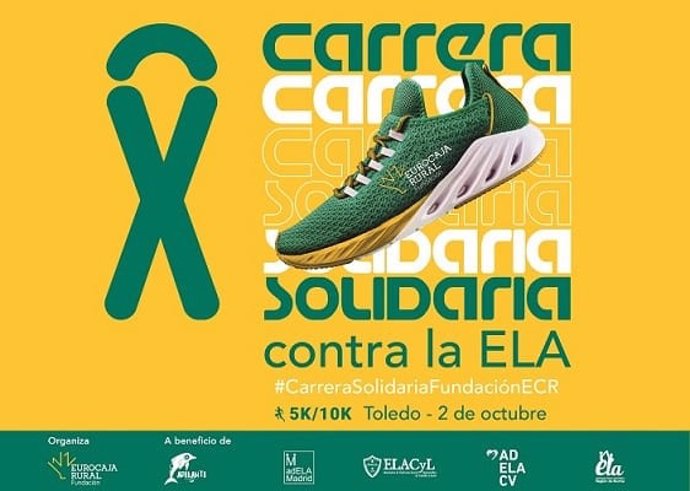 Cartel de la carrera contra la ELA.