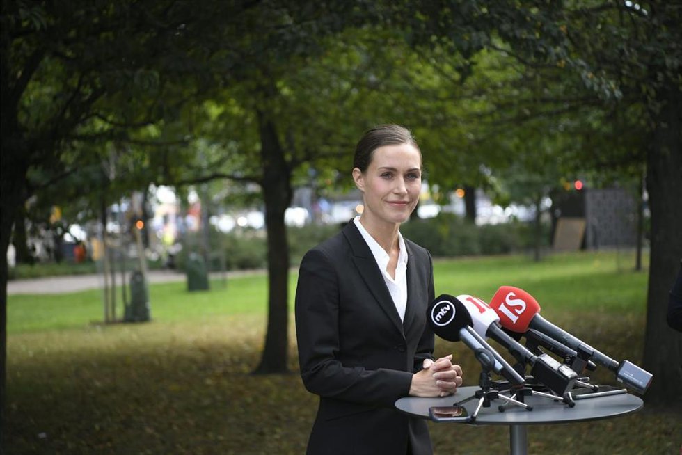 La primera ministra finlandesa, Sanna Marin