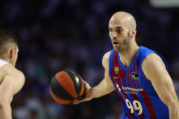 Archivo - El base griego Nick Calathes durante la final de la Liga Endesa