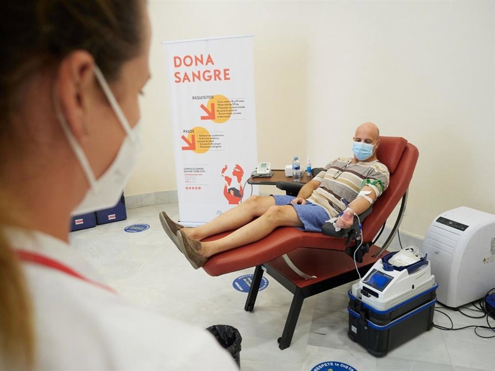 Extracción de sangre en el Parlamento