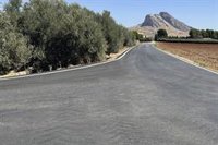 Finalizan las obras de mejora integral del camino rural de Partido Alto en Antequera (Málaga)