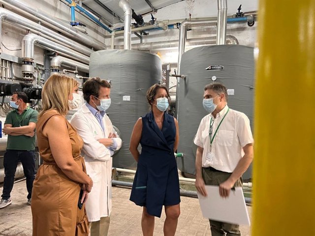 Visita a la planta térmica del Hospital Neurotraumatológico