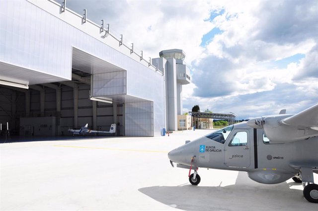 Archivo - Drones en el Aeródromo de Rozas, en Lugo