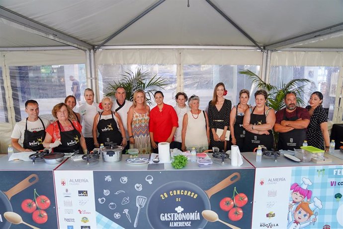 Participantes del 26 Concursso de Gastronomía de la Feria de Almería.