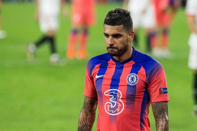 Archivo - Emerson Palmieri of Chelsea during UEFA Champions League, football match played between Sevilla Futbol Club and Chelsea Football Club at Ramon Sanchez Pizjuan Stadium on December 2, 2020 in Sevilla, Spain.