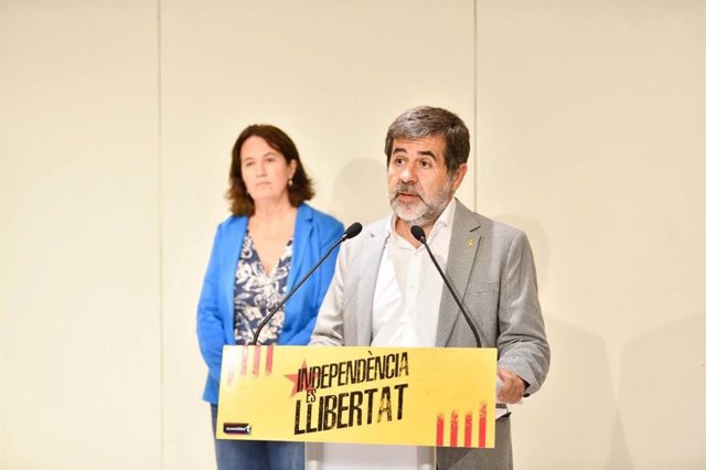 Archivo - Elisenda Paluzie i Jordi Sànchez