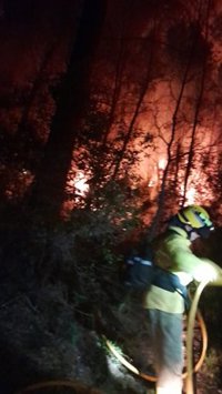 El alcalde de Benatae (Jaén) ve en el incendio "la mano de alguna persona que ha intentado hacernos daño"