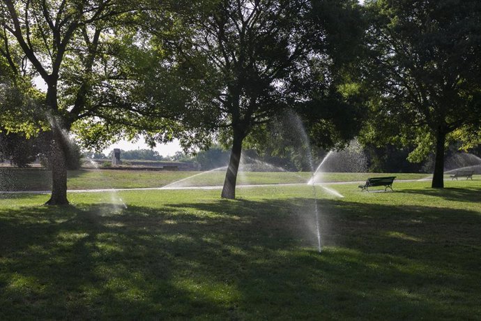 Pamplona limita en un 20% el riego de sus jardines ante la escasez de precipitaciones y las elevadas temperaturas