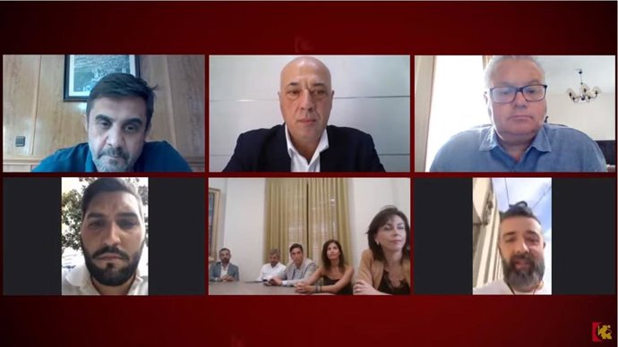 Pleno de la Diputación de Córdoba para tomar conocimiento de la renuncia presentada por la portavoz del PP, María Luisa Ceballos, al cargo de diputada provincial tras su nombramiento en la Junta.