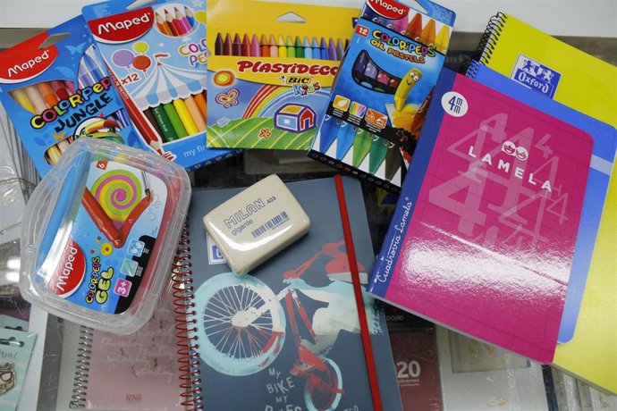 Material escolar.