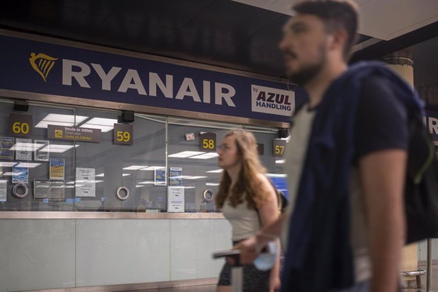 Ventanilla de Ryanair.