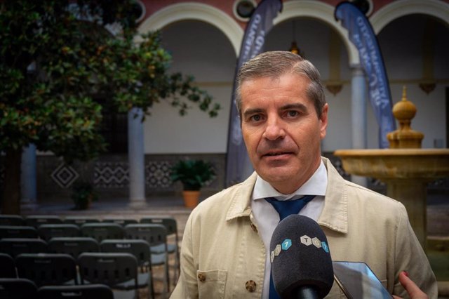 El portavoz del grupo municipal del PP en el Ayuntamiento de Granada, César Díaz, en imagen de archivo