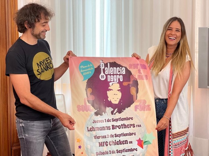 Presentación del cartel de 'Palencia en Negro' para los días 1, 2 y 3 de septiembre.