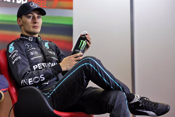 El piloto británico de Mercedes, George Russell