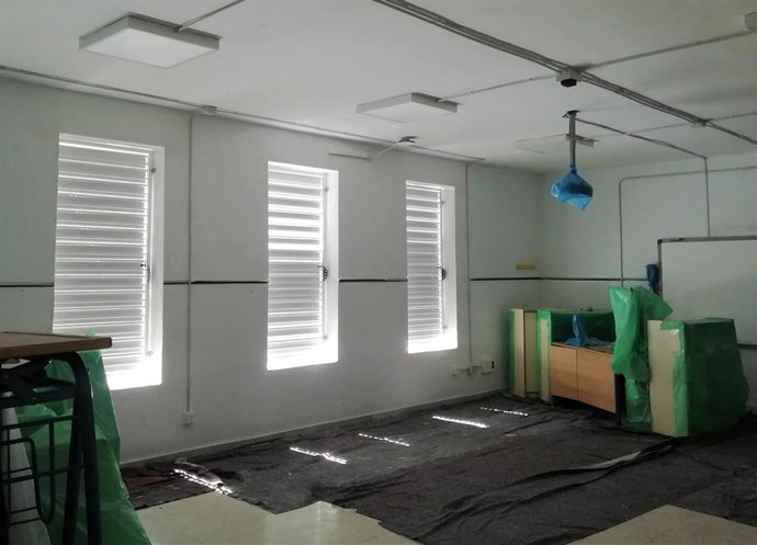 Obras en el CEIP Bartolomé Flores de Mojácar (Almería).