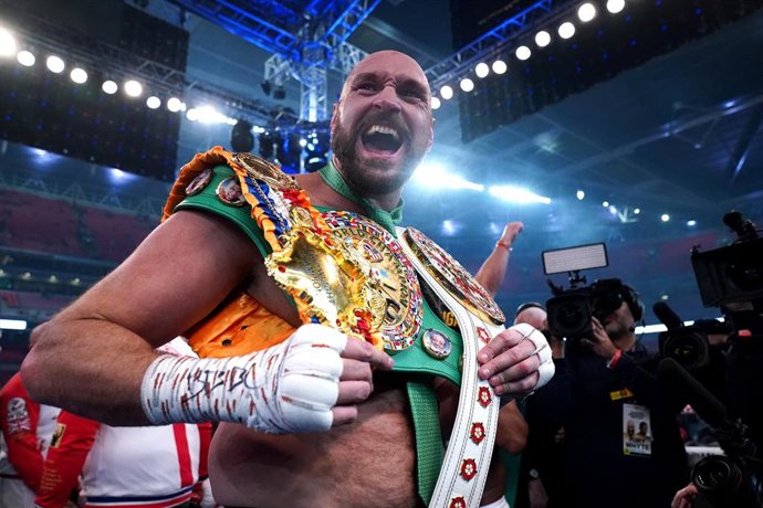Archivo - El boxeador británico Tyson Fury