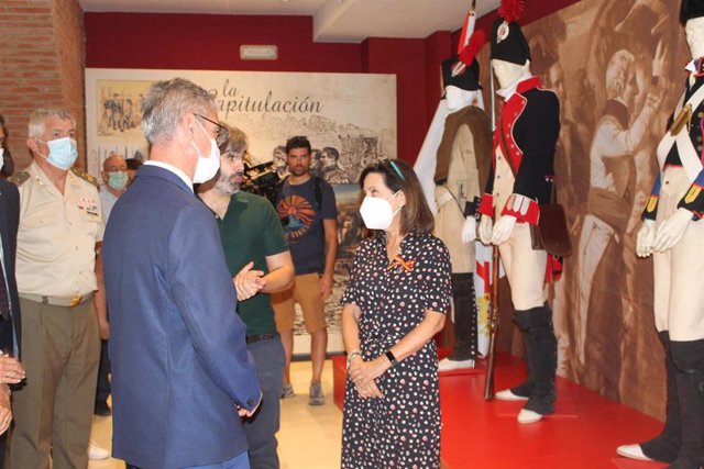 Visita de la ministra al Museo de la Batalla de Bailén