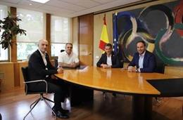 De izda a dcha: David Guerra, José Manuel Franco,Alejandro Irarragorri y Juan Fernández Carnicer