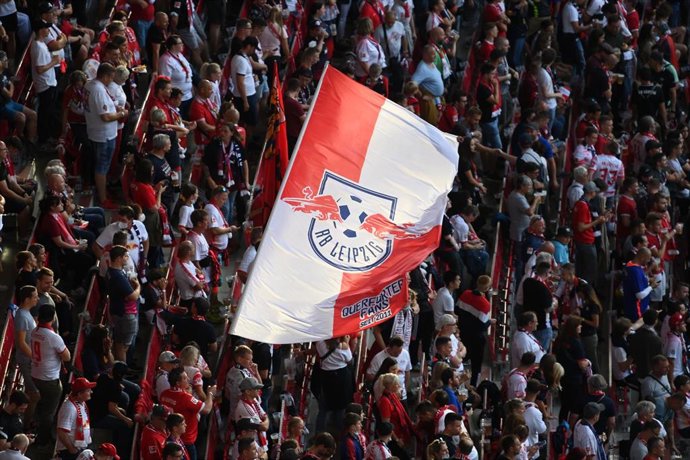 Archivo - Aficionados del Leipzig en el Red Bull Arena