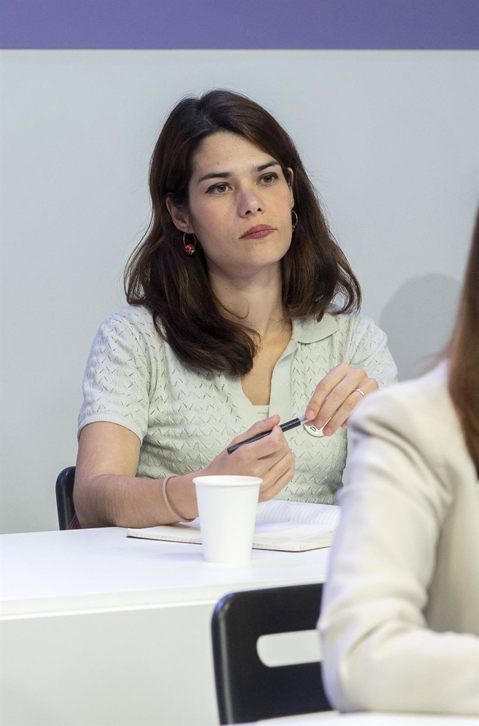 Archivo - La coportavoz de Unidas Podemos, Isa Serra, en una reunión del Consejo Ciudadano Estatal de Podemos, en la sede de Podemos, a 29 de abril de 2022, en Madrid (España).