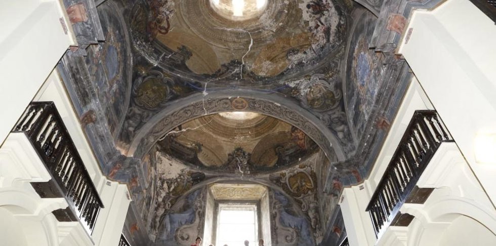 Frescos de la iglesia de la Mantería de Zaragoza.