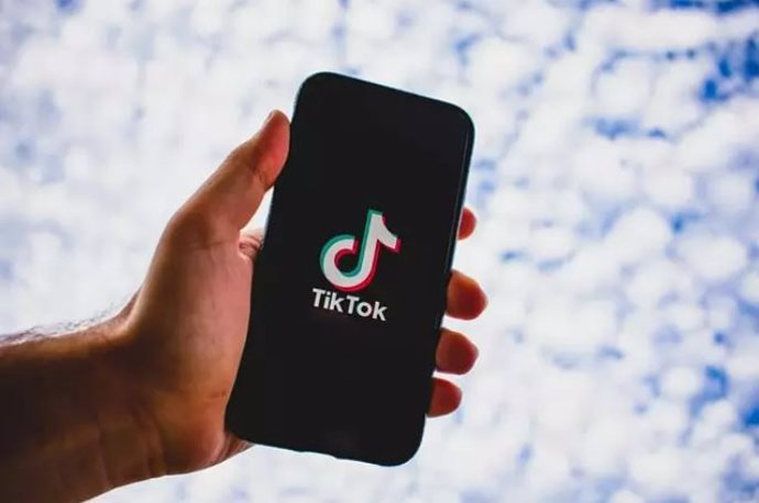 Pantalla inicial de la aplicación TikTok