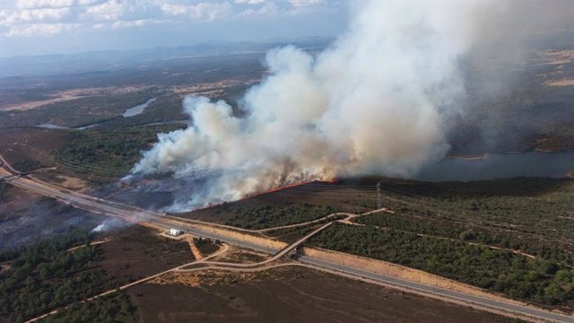Incendio en Val de Santa María.