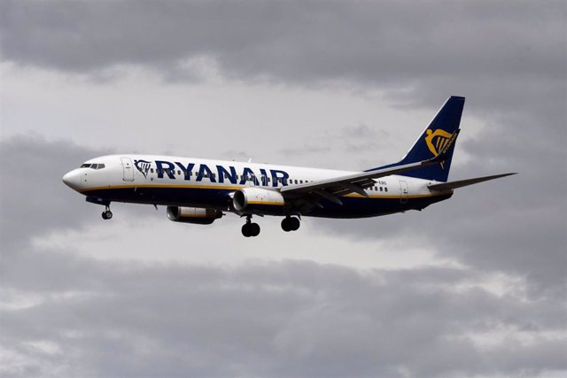 Archivo - Avión de Ryanair, en una imagen de archivo.