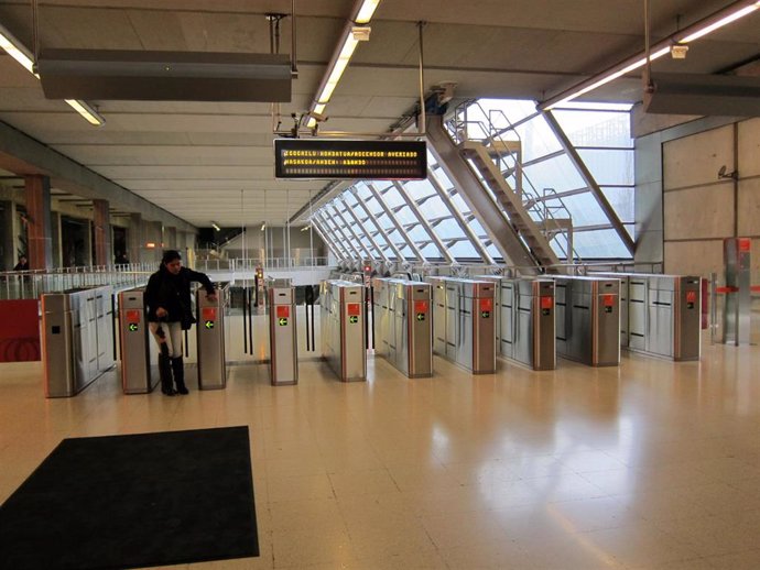 Archivo - Estación de Metro de Bilbao