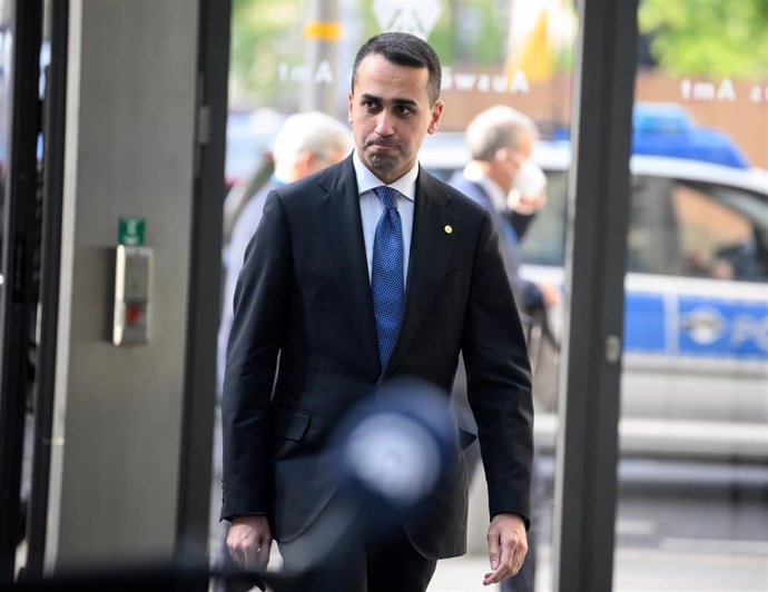 Archivo - El ministro de Exteriores de Italia, Luigi di Maio 