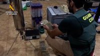 Diez detenidos por un laboratorio que usaba butano para fabricar hachís en una casa de Pinos Puente (Granada)