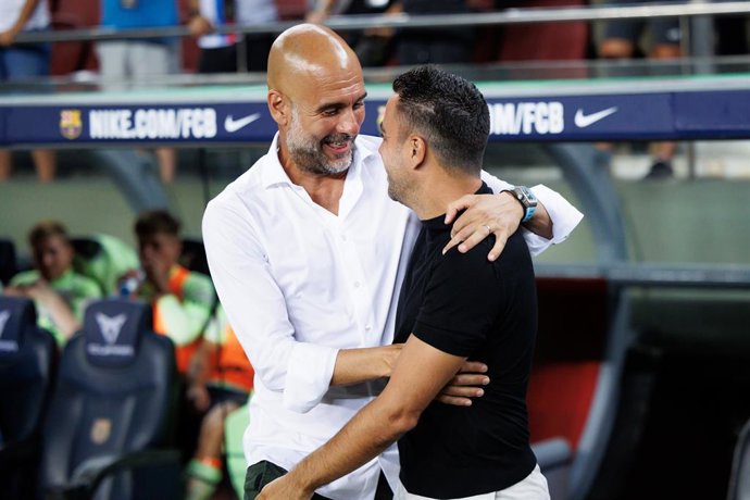 Xavi Hernández i Pep Guardiola